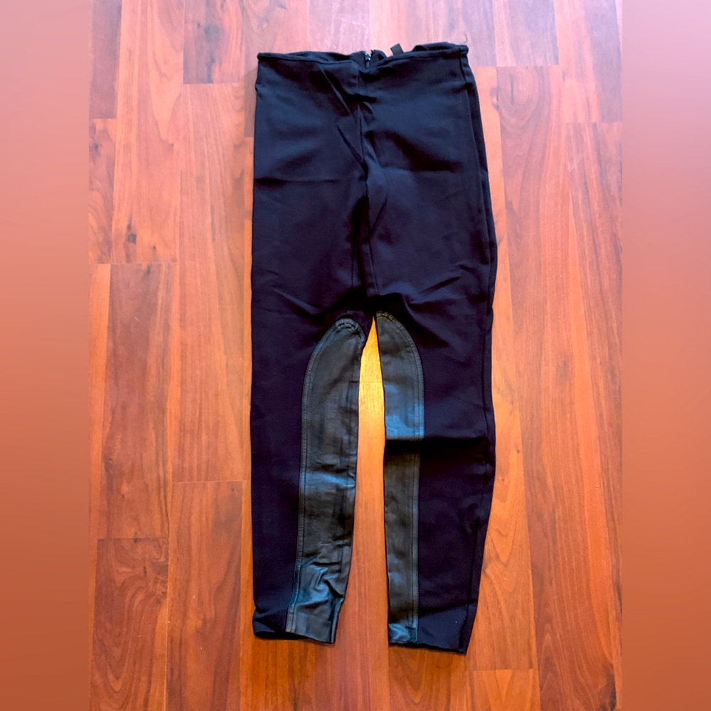 Women’s J Crew black riding breech look pants. Size 2.